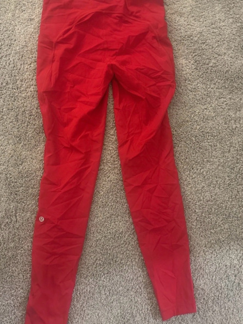 lululemon athletica Red Full-Length Leggings